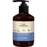 Green Pharmacy, gel de igienă intimă pentru piele sensibilă, mușețel și alantoină, 370 ml