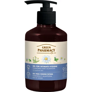 Green Pharmacy, Intimpflege-Gel für empfindliche Haut, Kamille und Allantoin, 370 ml