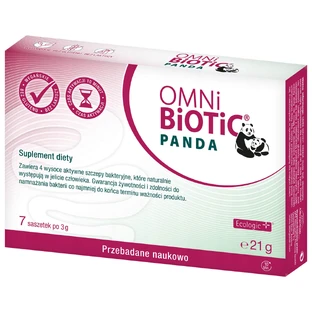 OmniBiotic Panda, polvo, desde el nacimiento, 3 g x 7 sobres