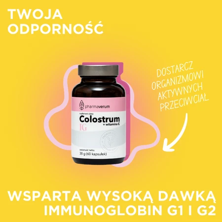 Pharmaverum Colostrum IG, 60 capsules