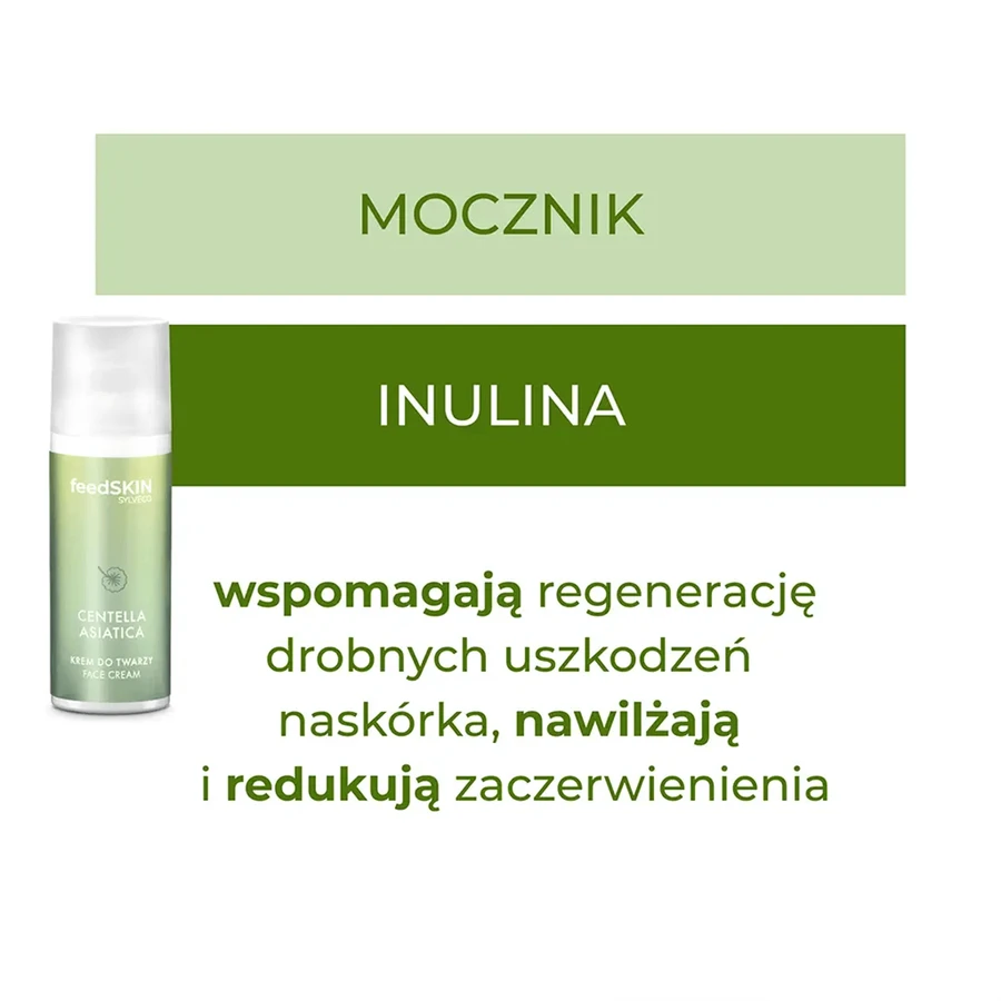 Sylveco FeedSkin Centella Asiática, crema facial con Centella Asiática, 50 ml