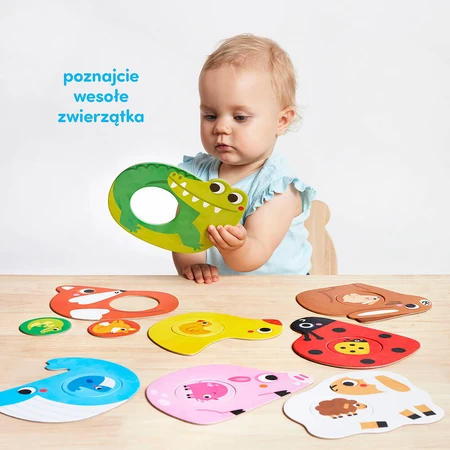 CzuCzu First Toddler Puzzles, puzzles pour enfants, à partir de 12 mois, 16 éléments