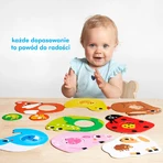CzuCzu First Toddler Puzzles, puzzles pour enfants, à partir de 12 mois, 16 éléments