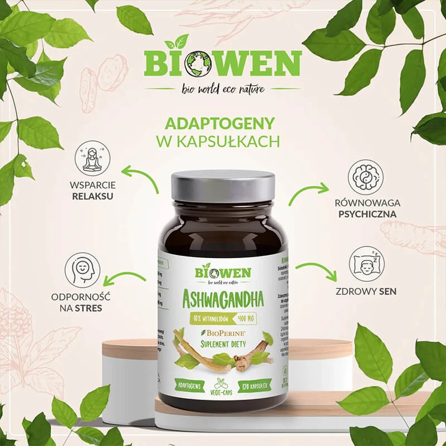 Biowen Ashwagandha, 120 capsules
