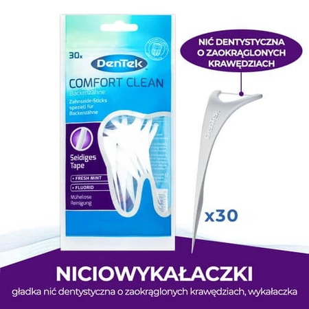 DENTEK Seda Dental Palillos Comfort Clean, 30 unid.