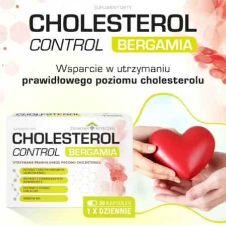 Home Farmacie Cholesterol Controle Bergamia, 30 capsules