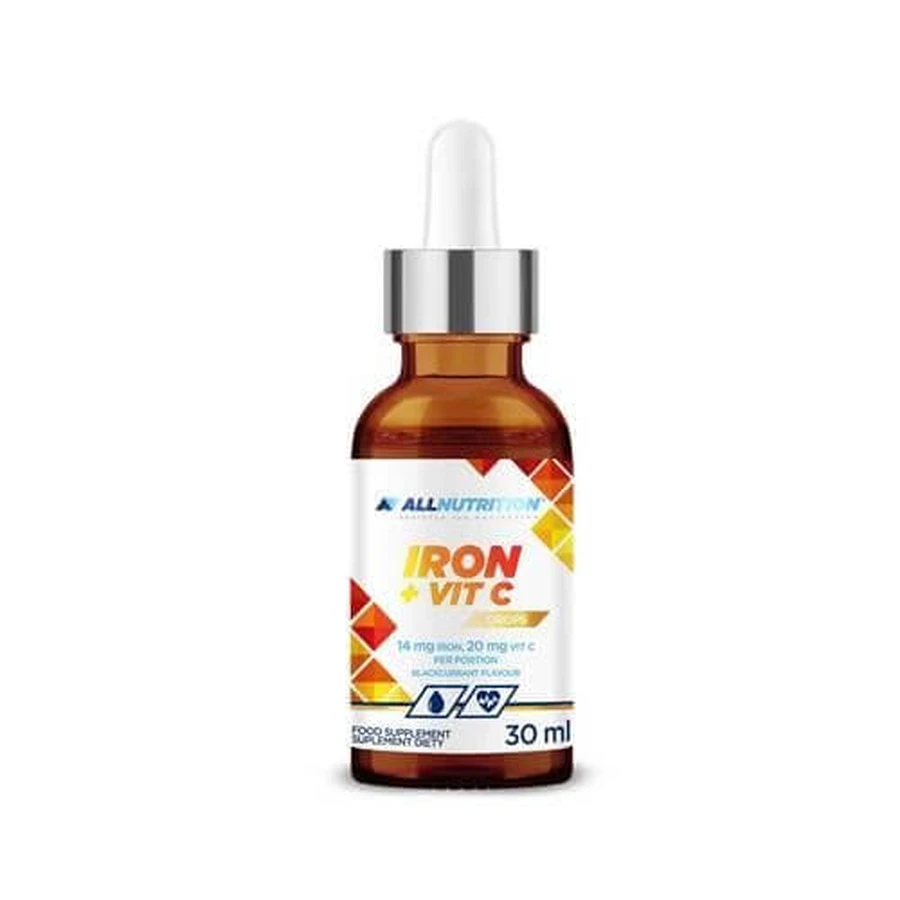 Allnutrition Fer + Vit C en gouttes, 30 ml