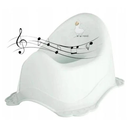 MALTEX Pot avec boîte à musique, Lama Minimal, vert sauge