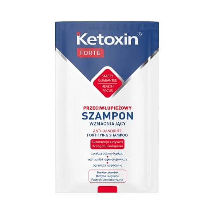 KETOXIN Forte Strengthening anti-dandruff shampoo, sachet, 6 ml