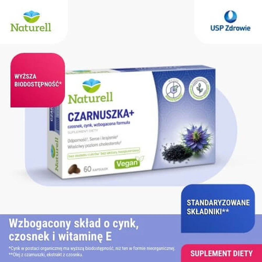 Naturell comino+, 60 cápsulas