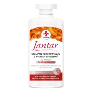 JANTAR MEDICA Shampooing réparateur pour cheveux colorés à l'extrait d'ambre, 330 ml