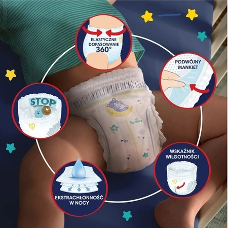 Pampers Night Pants 6 15kg+ 19pcs