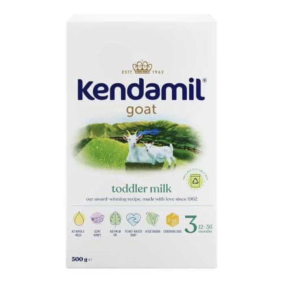 Kendamil Leche de cabra 3 Junior a partir del final del 12º mes, 500 g