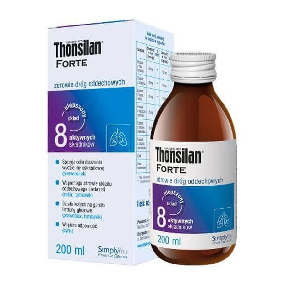 Thonsilan Forte syrup, 200 ml