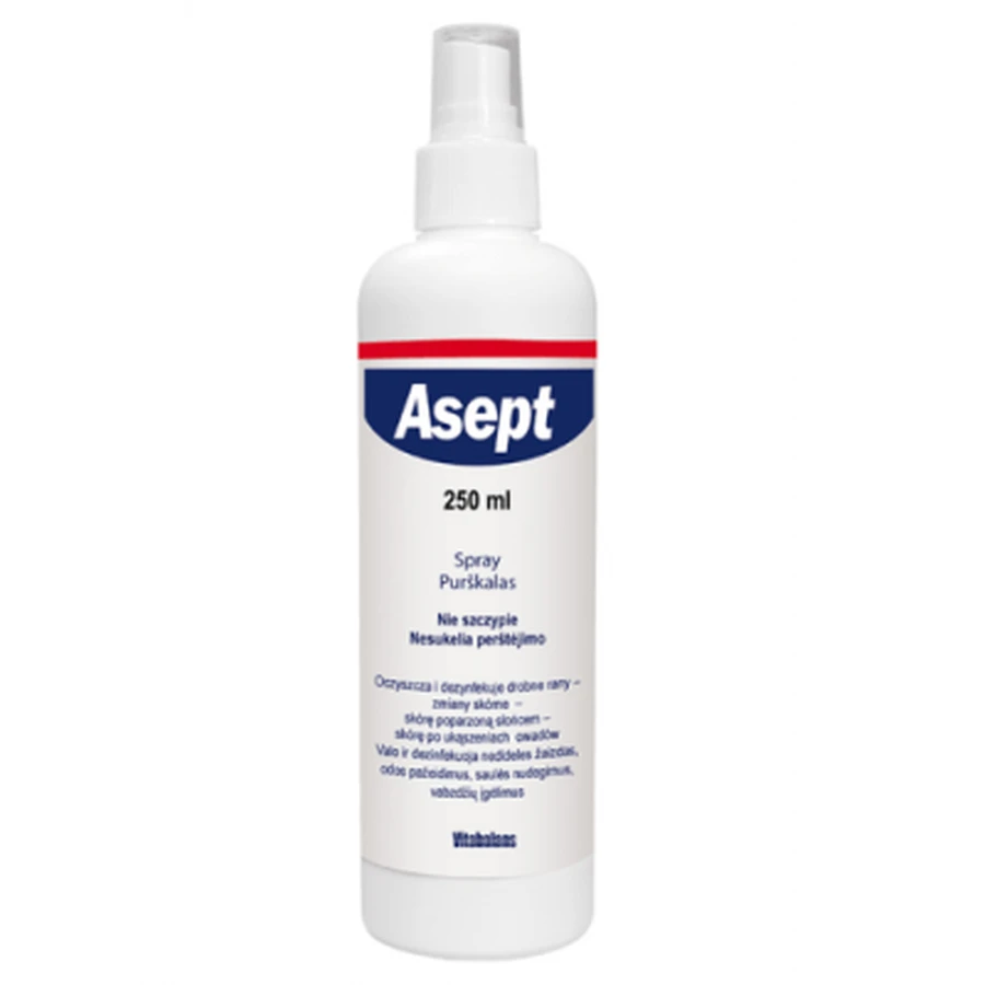 Asept spray for skin disinfection liquid, 250ml