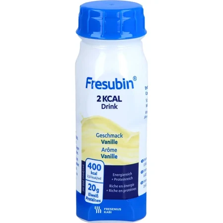 Fresubin 2 kcal Drink, 4x200 ml - Vanilla Flavor, Fresenius Kabi