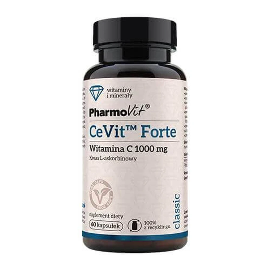 PHARMOVIT CeVit Forte Vitamin C 1000 mg, 60 Kapseln