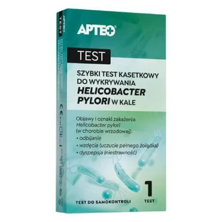 APTEO Rapid cassette test for detection of Helicobacter pylori in feces
