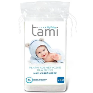 TAMI My Baby Almohadillas cosméticas para bebés y niños, 60 unidades