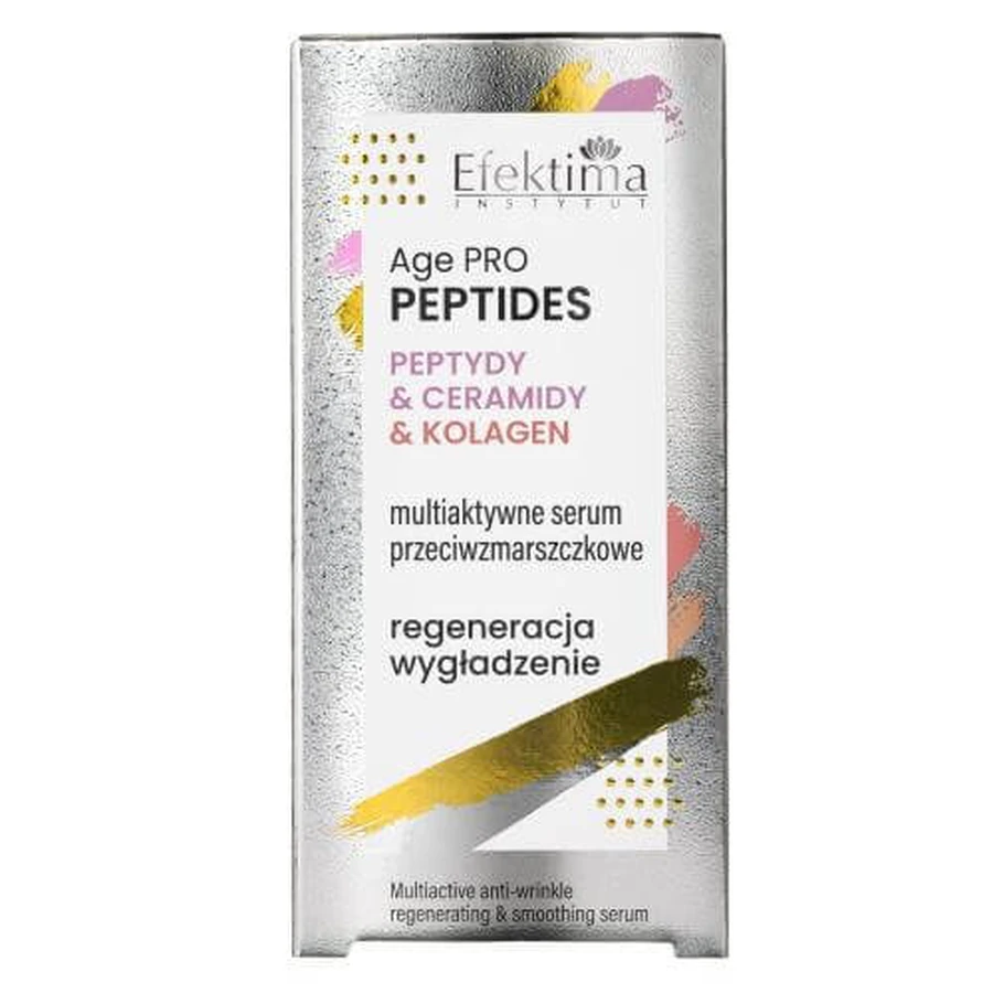 EFEKTIMA Age Pro Peptides Multiactive Anti-Wrinkle Serum Peptides & Ceramides & Collagen Regeneration Smoothing, 30 ml.