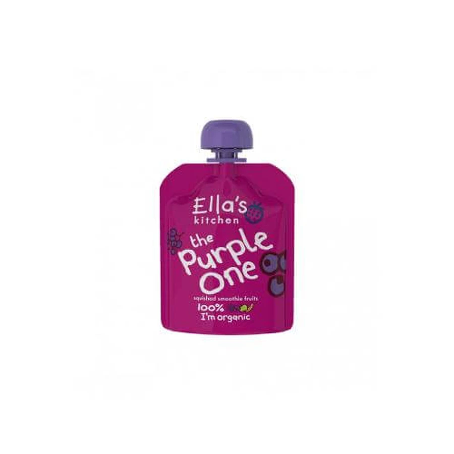 Ella's Kitchen BIO PURPLE ONE Fruchtpüree mit schwarzer Johannisbeere, 90g