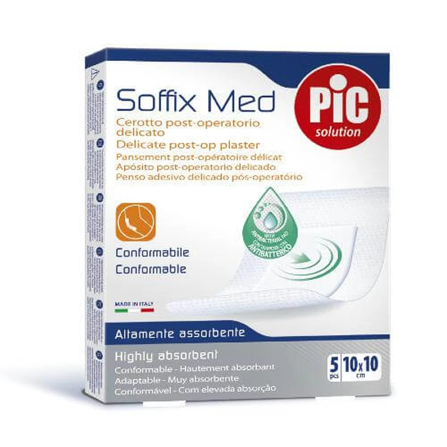 PIC SoffixMed Patches 10x10cm, 5pcs
