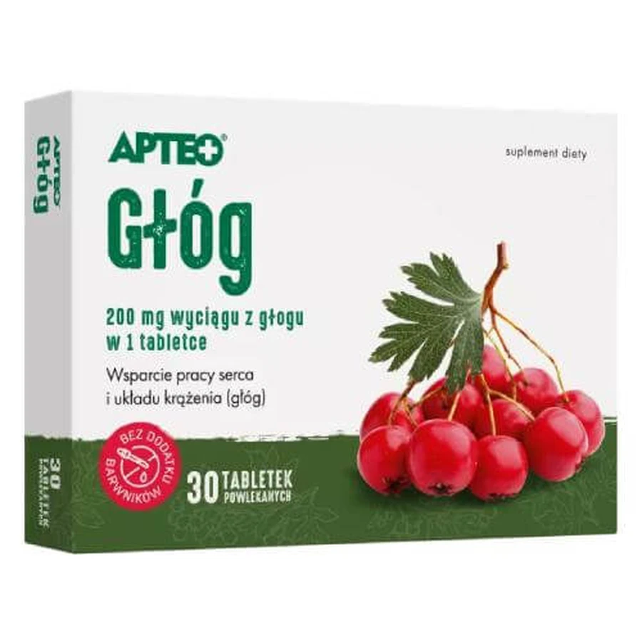 APTEO Hawthorn, 30 tablets