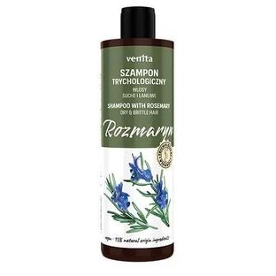 VENITA Trichology Shampoo voor droog en breekbaar haar Rozemarijn, 300ml