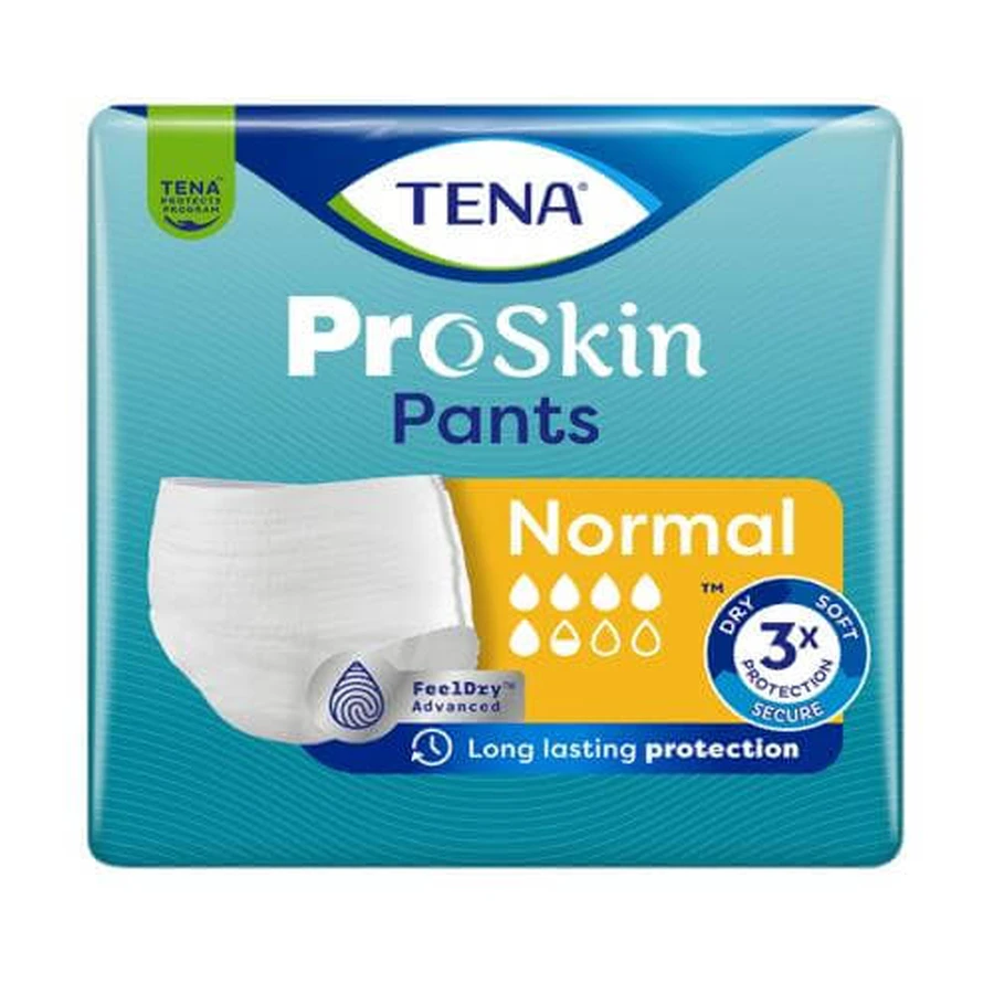 TENA PANTS ProSkin Slip absorbente normal XL, 15 unidades
