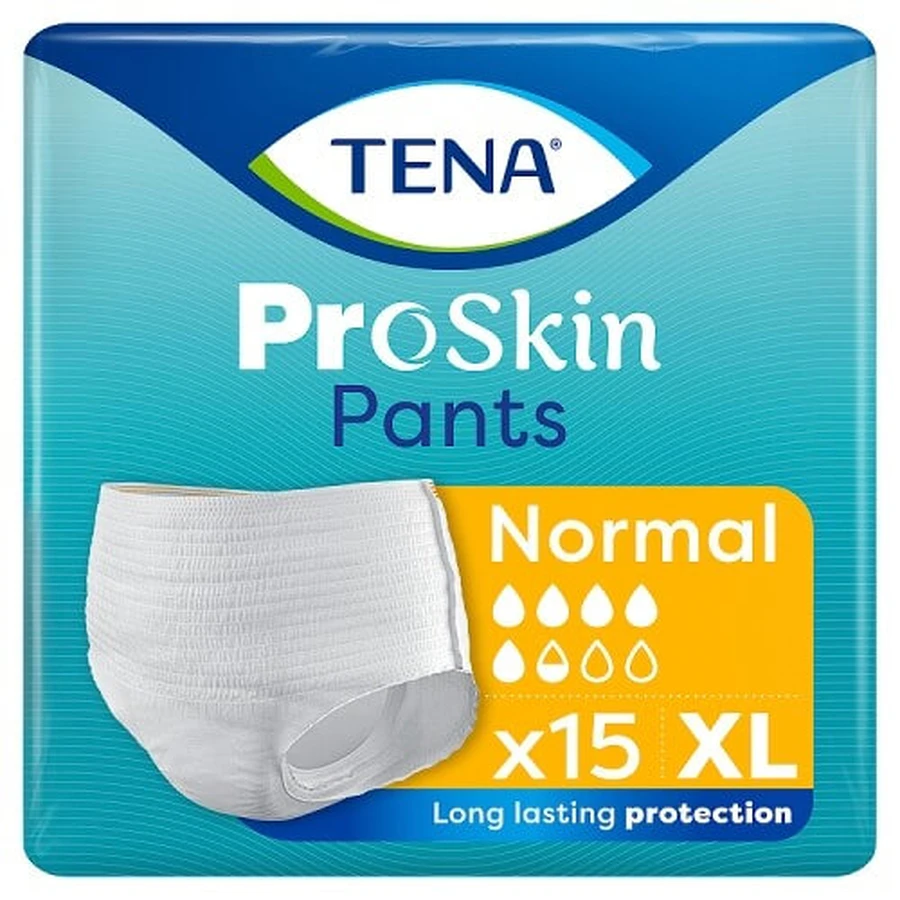 TENA PANTS ProSkin Slip absorbente normal XL, 15 unidades