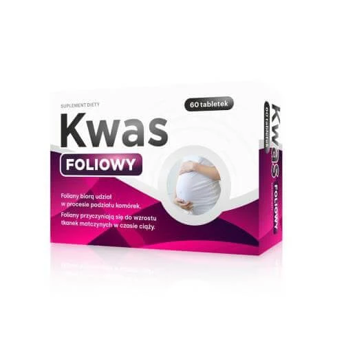 Puwer Folic acid, 60 tabl.