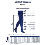 JOBST OPAQUE medias de compresión CCL1 negro, talla 1 ZP