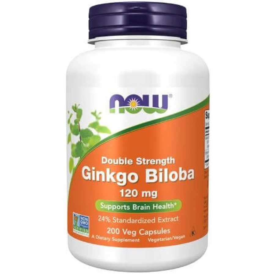 JETZT FOODS Ginkgo Biloba Ginkgo Biloba 120mg, 200caps