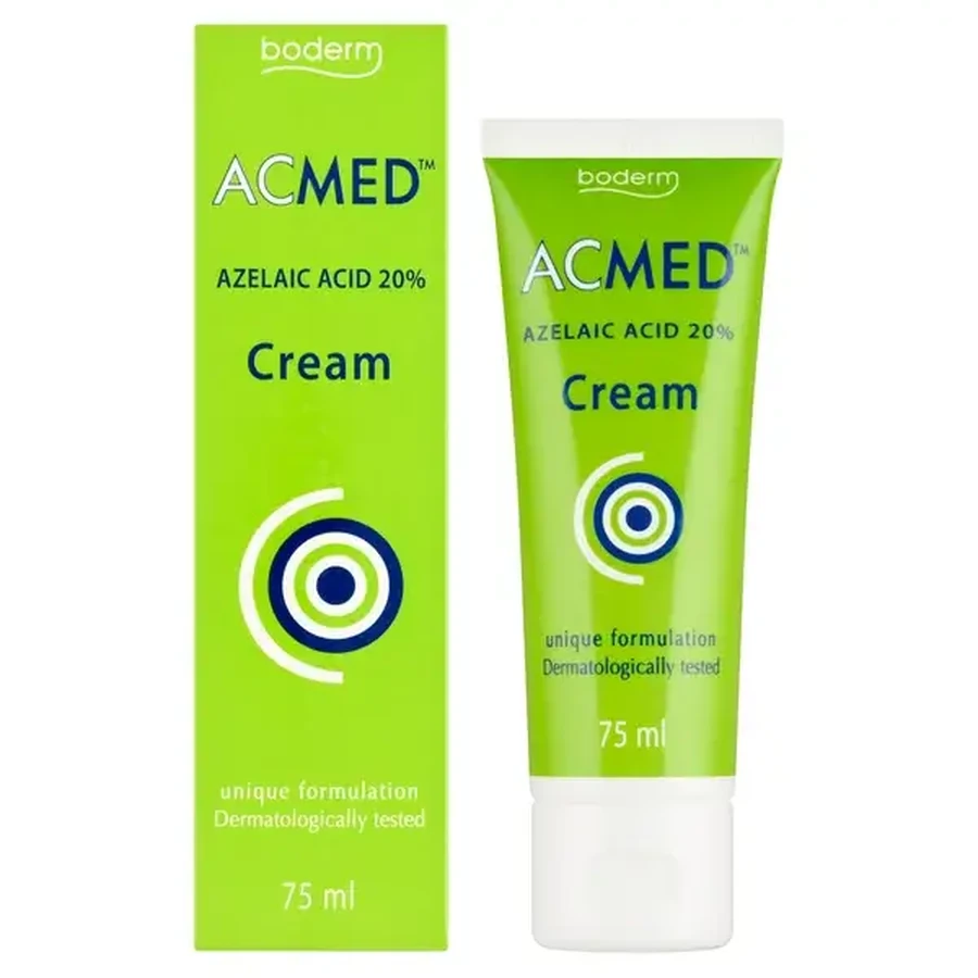 ACMED Azelaic Acid 20%, anti-acnecrème voor gezicht en lichaam, 75 ml