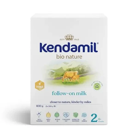Kendamil BIO Nature 2 HMO+ Lapte de continuare pentru sugari 6-12 luni, 600 g