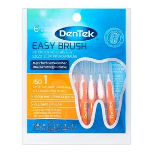 DENTEK Cepillos interdentales Easy Brush tamaño 1, 6pcs