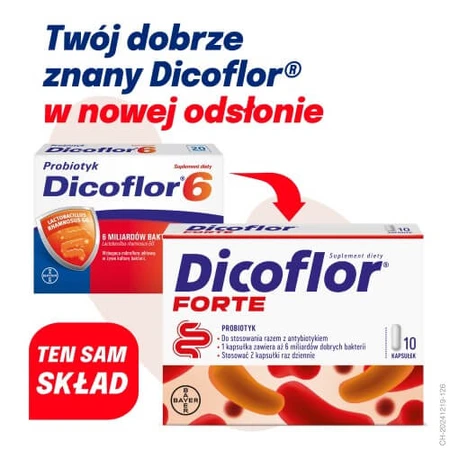 Dicoflor Forte probiotisch, 10 Kapseln