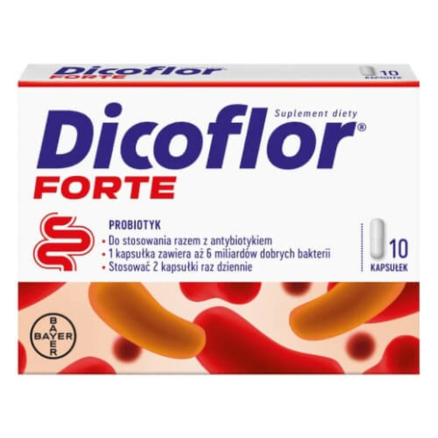 Dicoflor Forte probiotisch, 10 Kapseln