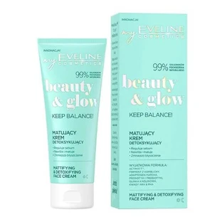 EVELINE Beauty & Glow Keep Balance! Mattifying Detoxifying Day & Night Cream, 75ml