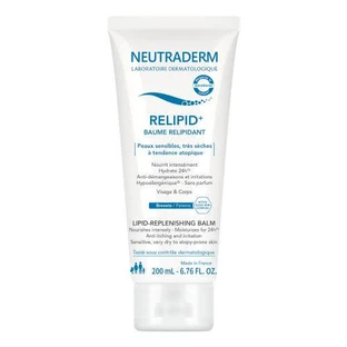 NEUTRADERM RELIPID+ Loción reparadora de lípidos para rostro y cuerpo, 200ml