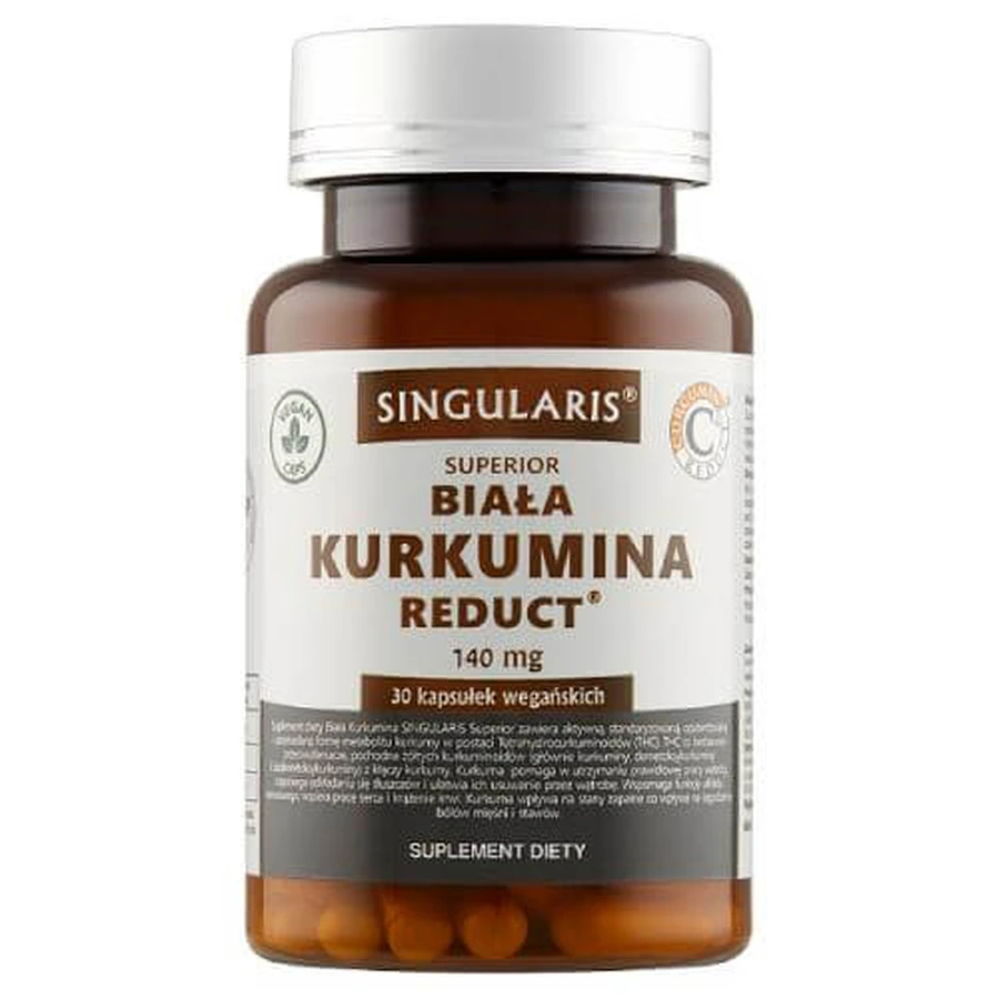 SINGULARIS Superior Witte Curcumine Reduct, 30 capsules