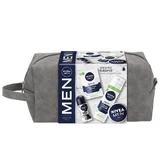 NIVEA MEN Sensitive Elegance Set Soothing Shaving Foam, 200ml + After Shave Balm, 100ml + Universal Cream, 75ml + Black&White Invisible Original Antiperspirant, 50ml
