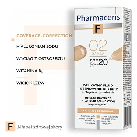 PHARMACERIS F Intensieve Dekkende Fluïde "02" met SPF20 - 30 ml