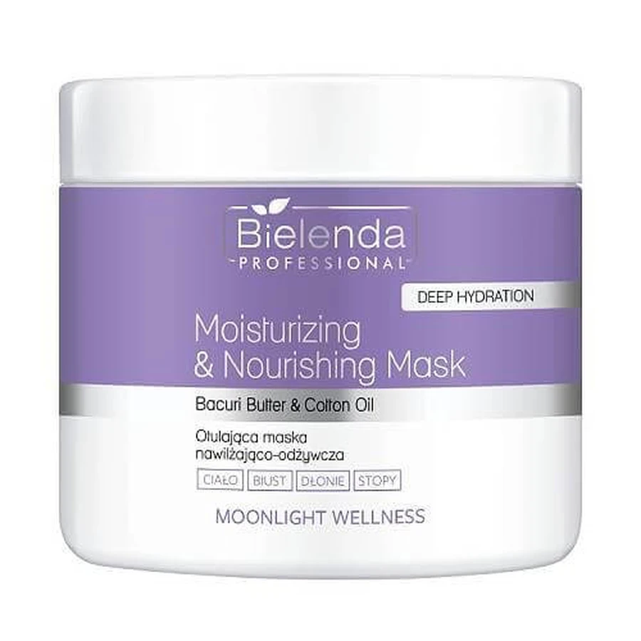 Bielenda Profesional Mascarilla Envolvente Hidratante y Nutritiva Luz de Luna, 600 g