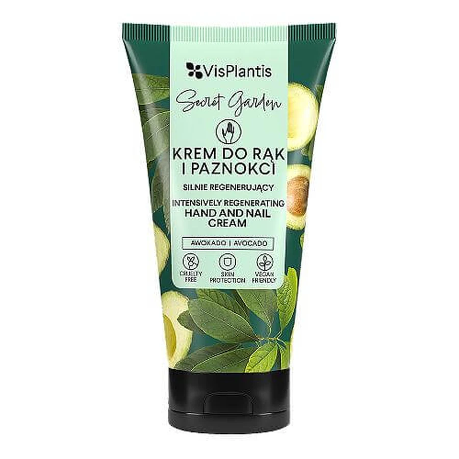 VisPlantis Avocado Hand and Nail Cream, 75ml