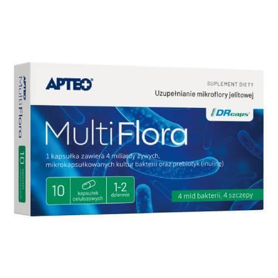APTEO MultiFlora, 10 cápsulas CORTO FECHA 31.12.2025