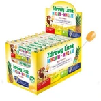 Healthy Lollipop MNIAM-MNIAM pineapple, teardrop shape 40pcs