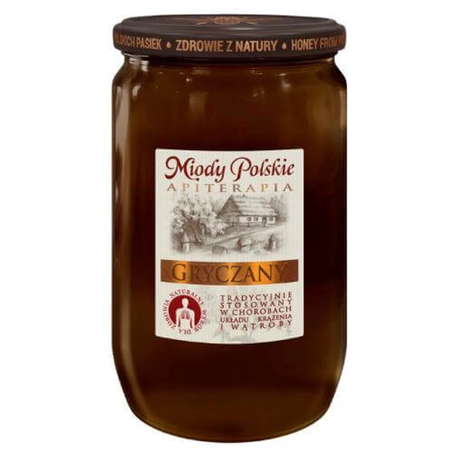 Miody Polskie Miód gryczany, 950 g