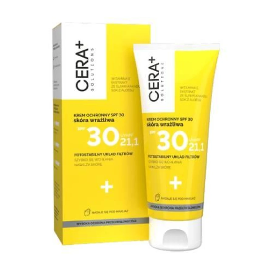 CERA+ Solutions Schutzcreme SPF30 empfindliche Haut, 50ml