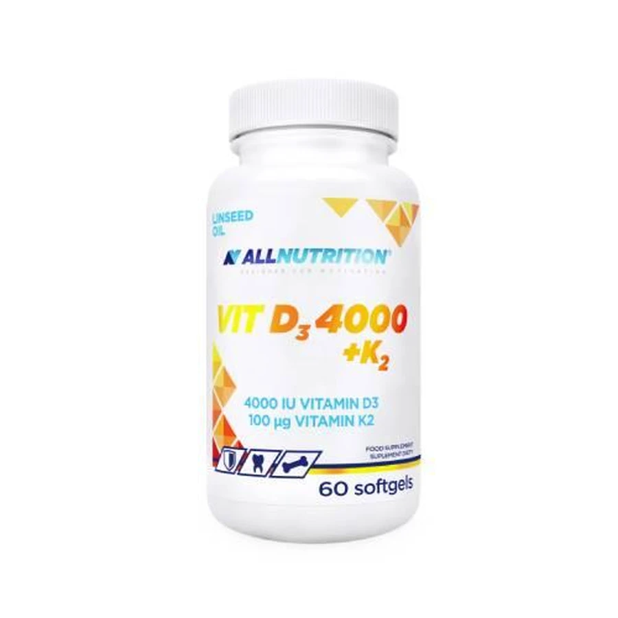 ALLNUTRITION VIT D3 4000 + K2, 60 capsules
